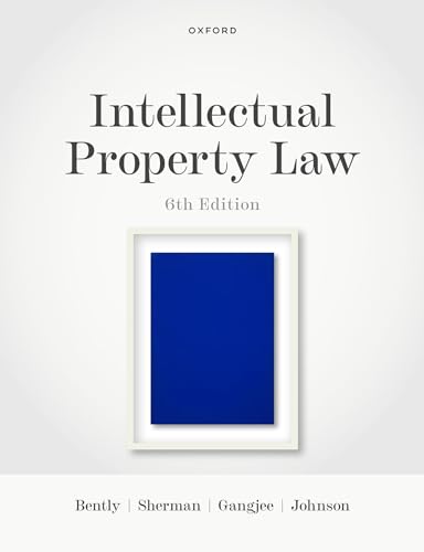 Imagen de archivo de Intellectual Property Law a la venta por GF Books, Inc.