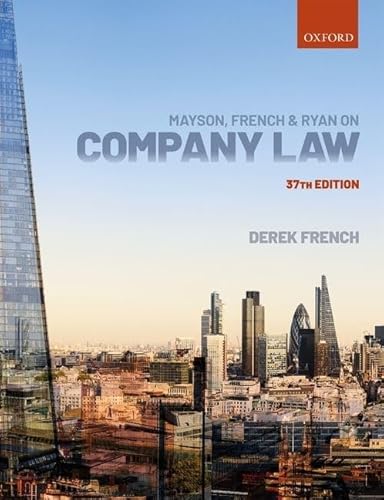 Stock image for Mayson, French and Ryan on Company Law for sale by Better World Books Ltd