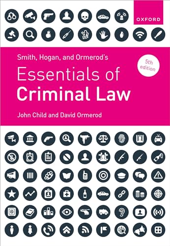 Beispielbild fr Smith, Hogan, and Ormerod's Essentials of Criminal Law zum Verkauf von Blackwell's