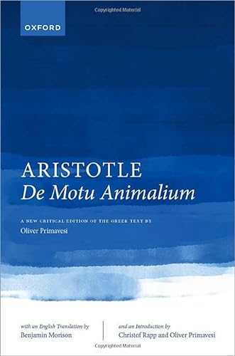 Imagen de archivo de Aristotle, De Motu Animalium : Text and Translation a la venta por GreatBookPrices