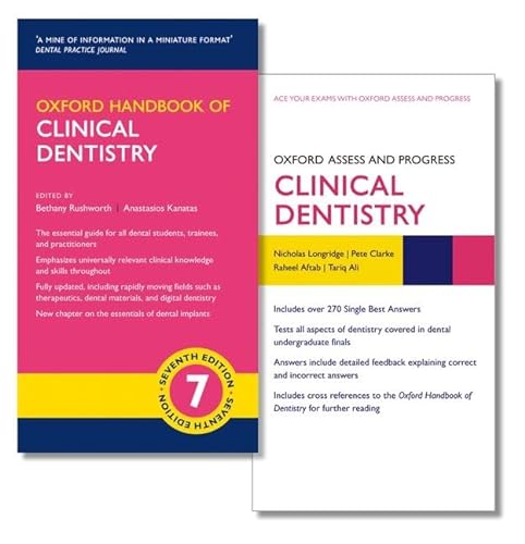 Beispielbild fr Oxford Handbook of Clinical Dentistry and Oxford Assess and Progress: Clinical Dentistry zum Verkauf von Blackwell's