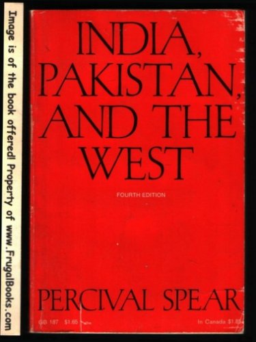 Beispielbild fr India, Pakistan and the West zum Verkauf von Webster's Bookstore Cafe, Inc.