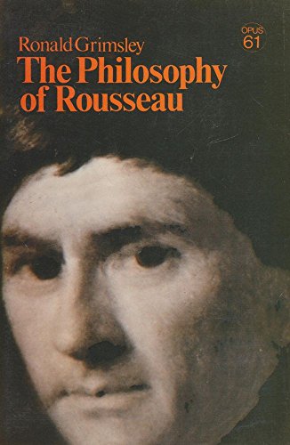 Imagen de archivo de The Philosophy of Rousseau a la venta por Better World Books