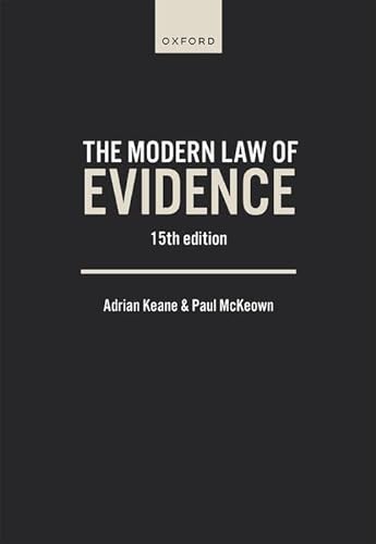 Imagen de archivo de Modern Law of Evidence a la venta por GreatBookPrices