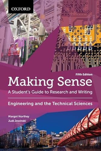 9780199010257: Making Sense: A Student's Guide to Research and Writing: Engineering and the Technical Sciences