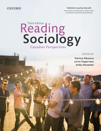 Beispielbild fr Reading Sociology: Canadian Perspectives zum Verkauf von Midtown Scholar Bookstore