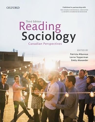 Stock image for Reading Sociology: Canadian Perspectives for sale by GF Books, Inc.