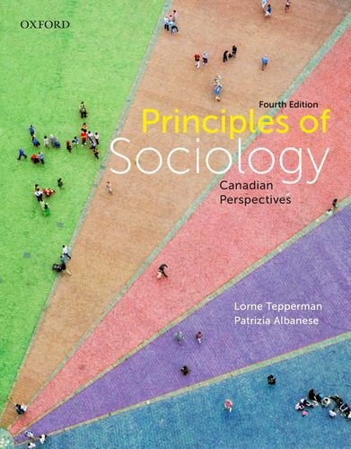 Beispielbild fr Principles of Sociology: Canadian Perspectives zum Verkauf von Better World Books: West