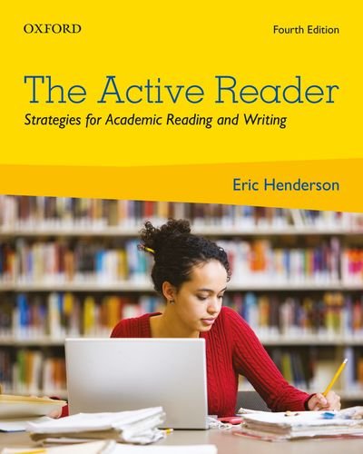 Beispielbild fr The Active Reader: Strategies for Academic Reading and Writing zum Verkauf von Better World Books
