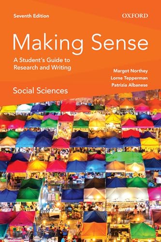 Stock image for Making Sense in the Social Sciences: A Students Guide to Research and Writing for sale by Zoom Books Company