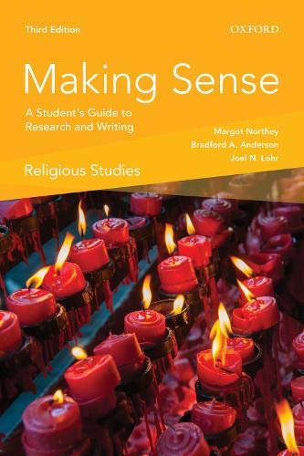 Beispielbild fr Making Sense in Religious Studies: A Student's Guide to Research and Writing zum Verkauf von GF Books, Inc.
