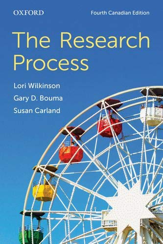 Beispielbild fr The Research Process: Fourth Canadian Edition zum Verkauf von GF Books, Inc.