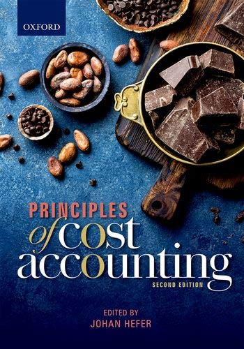 Imagen de archivo de Principles of Cost Accounting Kamala, Peter; Struwig, Jean; Bo a la venta por Iridium_Books