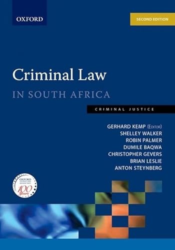 Beispielbild fr Criminal Law in South Africa Criminal Law in South Africa (Criminal Justice) zum Verkauf von Bellwetherbooks
