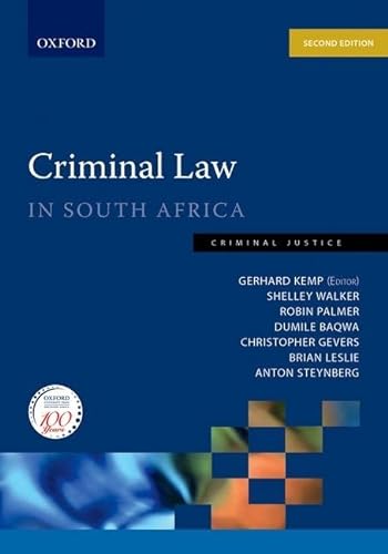 9780199046669: Criminal Law in South Africa Criminal Law in South Africa (Criminal Justice)