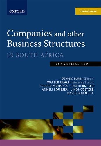 Imagen de archivo de Companies &amp; Other Business Structures 3E a la venta por Blackwell's
