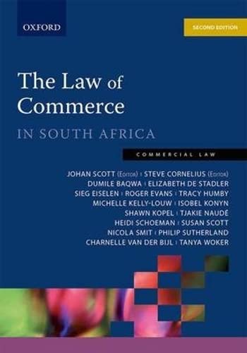 Stock image for The Law of Commerce in South Africa for sale by Lucky's Textbooks