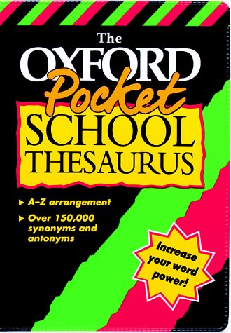Stock image for Pocket School Thesaurus for sale by WorldofBooks