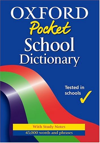 9780199109609: The Oxford Pocket School Dictionary