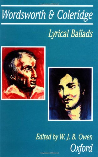 9780199110063: Wordsworth and Coleridge. Lyrical Ballads, 1798