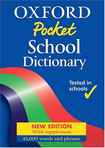 Imagen de archivo de DICTIONARIES and THESAURUS POCKET SCHOOL DICTIONARY a la venta por Reuseabook