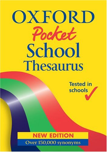 Imagen de archivo de Oxford Pocket School Thesaurus a la venta por Better World Books Ltd