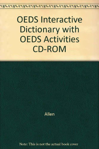 Stock image for Oxford English Dictionary for Schools Activities (Book & CD-Rom) for sale by AwesomeBooks