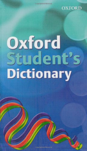 9780199115310: Oxford Student's Dictionary (2007 edition)
