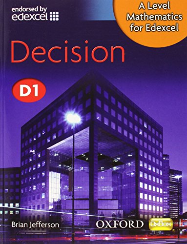 Imagen de archivo de A Level Mathematics for Edexcel: Decision D1 a la venta por WorldofBooks