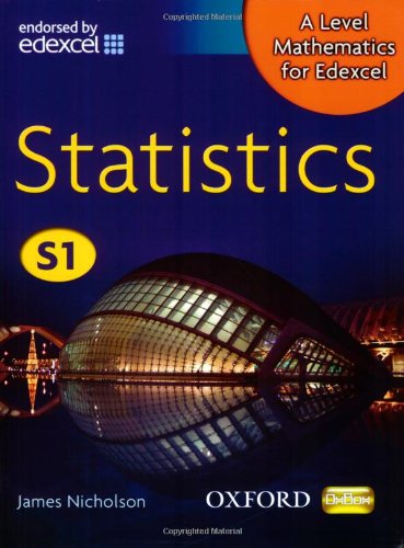 Imagen de archivo de A Level Mathematics for Edexcel: Statistics S1 a la venta por WorldofBooks