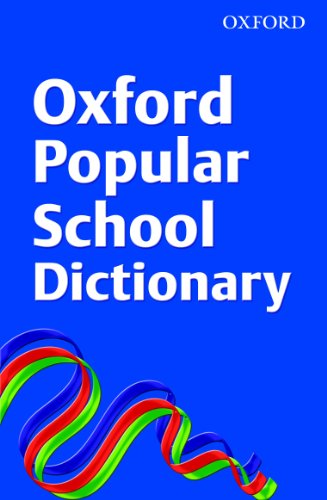 Beispielbild fr Oxford Popular School Dictionary (Export Edition) zum Verkauf von AwesomeBooks