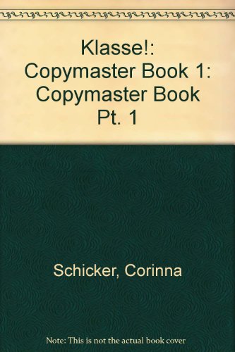 9780199122684: Klasse!: Copymaster Book 1: Pt. 1