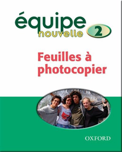 9780199124541: quipe nouvelle: Part 1: Copymasters