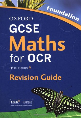 Beispielbild fr GCSE Maths for OCR Foundation Revision Guide zum Verkauf von AwesomeBooks