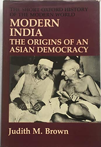 Imagen de archivo de Modern India: The Origins of an Asian Democracy a la venta por TotalitarianMedia