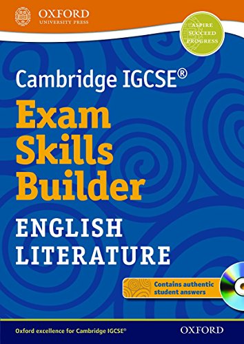Imagen de archivo de Cambridge IGCSERG Exam Skills Builder: English Literature (Cambridge Igcse Exam Skills Builder) a la venta por Mispah books