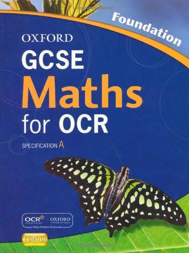 Beispielbild fr Oxford GCSE Maths for OCR Foundation Student Book zum Verkauf von AwesomeBooks