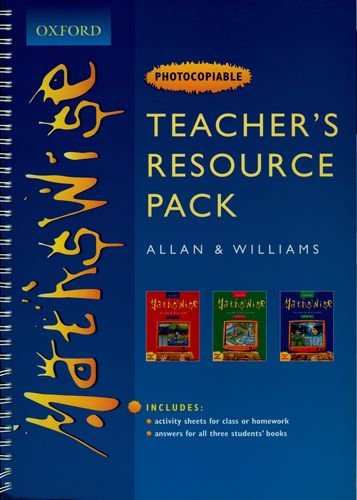 Imagen de archivo de Mathswise: Teachers Resource Pack a la venta por Reuseabook