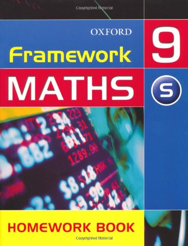 9780199148936: Framework Maths: Year 9: Support Homework Book