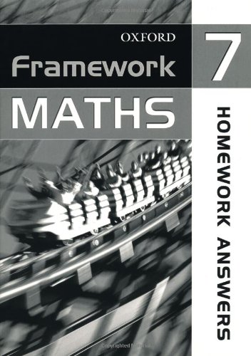 Beispielbild fr Framework Maths: Year 7: Homework Answer Book zum Verkauf von WorldofBooks