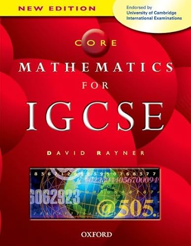 Stock image for Core Mathematics for IGCSE for sale by PAPER CAVALIER US