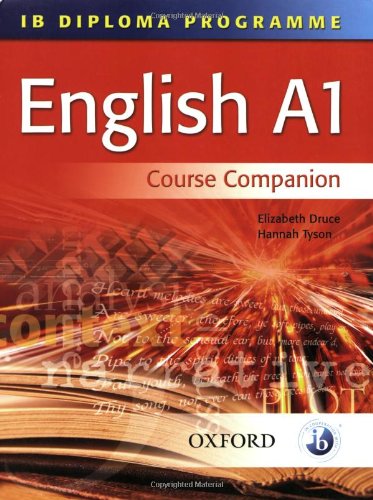 Stock image for IB English A1 Course Book: For the IB Diploma (IB Diploma Program) for sale by SecondSale