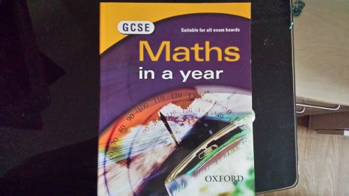 Beispielbild fr GCSE Maths in a Year (Student Book) zum Verkauf von AwesomeBooks