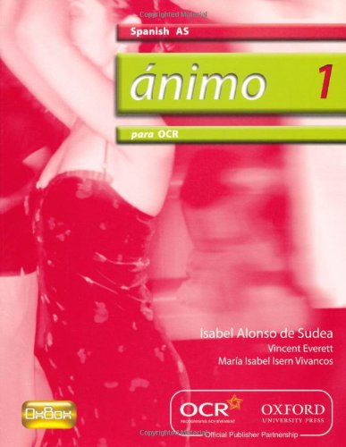 Imagen de archivo de Animo: 1: Para OCR as Students' Book a la venta por MusicMagpie