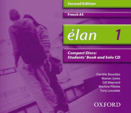 Elan: 1: AS Audio CD (9780199153343) by Bourdais, Daniele; Jones, Marian; Maynard, Gill; Terree, Caroline