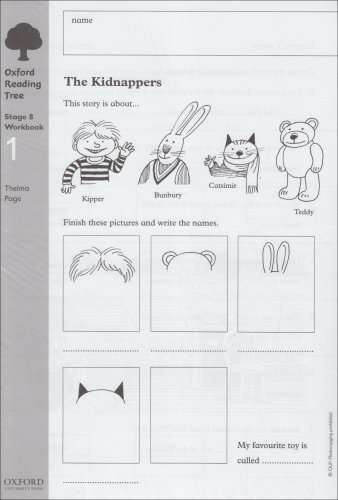 Oxford Reading Tree: Level 8: Workbooks: Workbook 1: The Kidnappers and Viking Adventures (9780199167661) by Page, Thelma