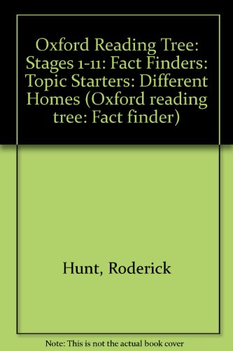 Stock image for Oxford Reading Tree: Stages 1-11: Fact Finders: Topic Starters: Different Homes (Oxford reading tree: Fact finder) for sale by AwesomeBooks