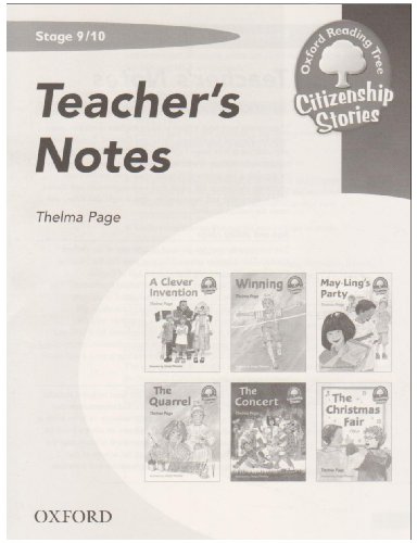 Oxford Reading Tree: Stages 9-10: Citizenship Stories: Teacher's Notes (9780199196951) by Page, Thelma