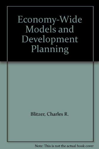Stock image for Economy-Wide Models and Development Planning for sale by Better World Books