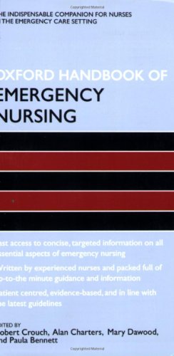 Beispielbild fr Oxford Handbook of Emergency Nursing zum Verkauf von Better World Books